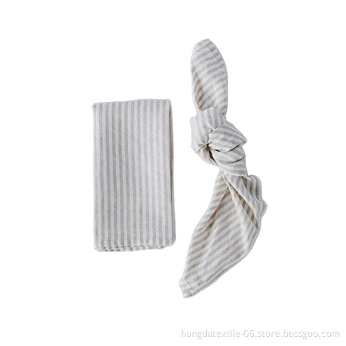 Linen Crepe Fabric Napkins for Wedding Decorations